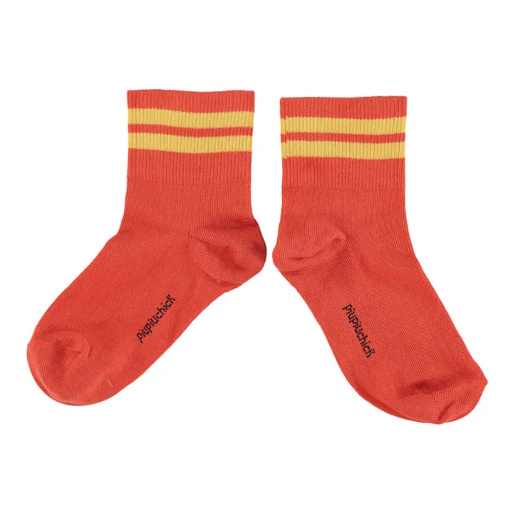 Socken gestreift | Orange- Produktbild Nr. 0