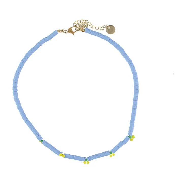 Colliers Perles | Bleu ciel- Image produit n°2