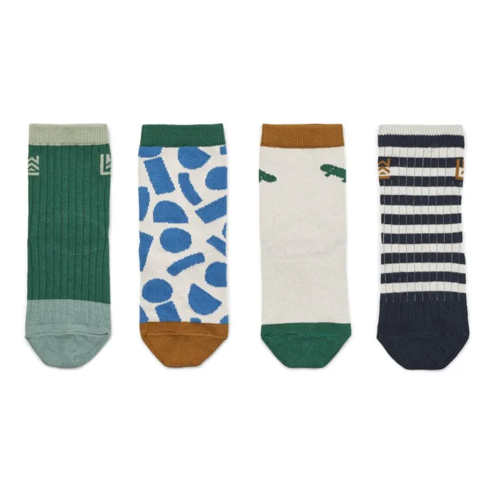 4er-Set Socken Silas | Grün- Produktbild Nr. 1