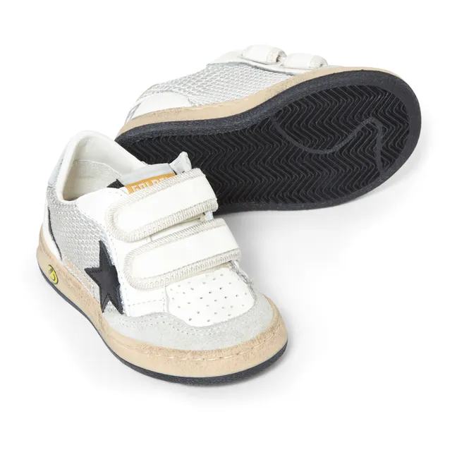 Ballstar Net Velcro Sneakers | Silver