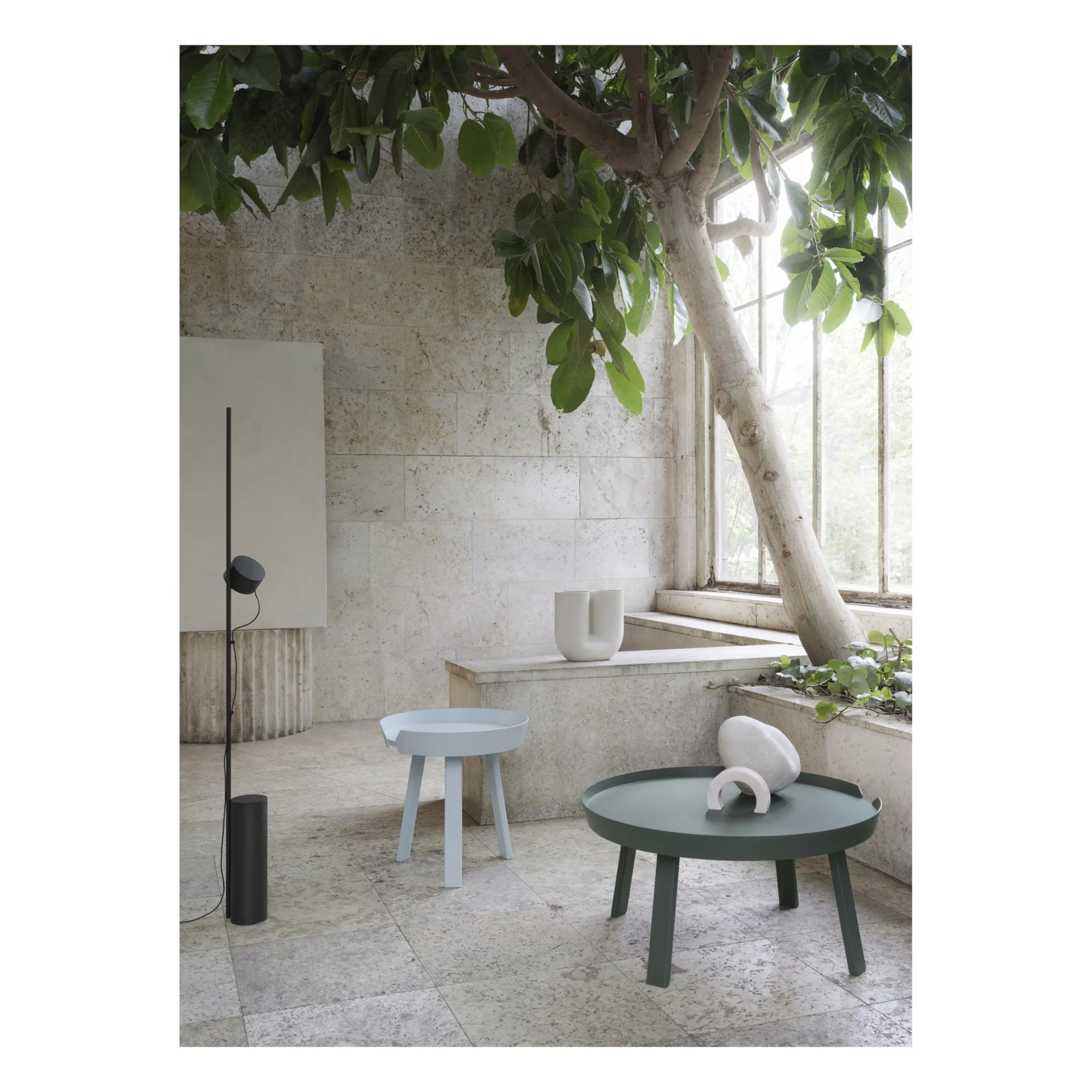 Table d'appoint Around coffee | Bleu Clair- Image produit n°1