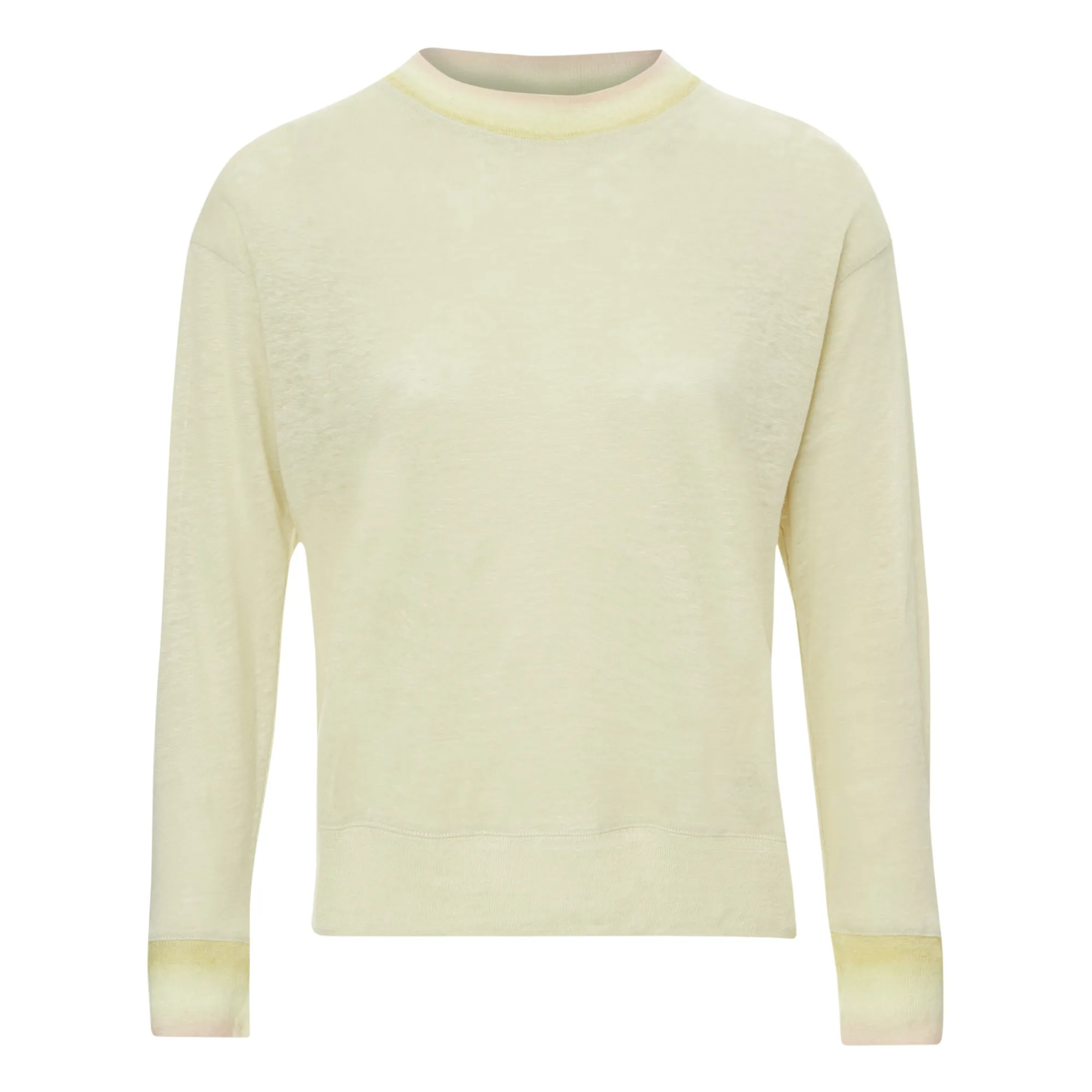 Bellerose Women's Ecru Senia Linen T-Shirt - ’S Collection