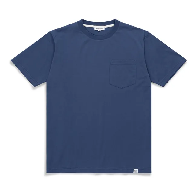 T-Shirt Johannes Bio-Baumwolle Standard Pocket | Indigoblau