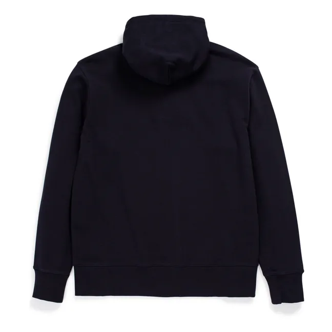 Hoodie Coton Bio Arne Seacell | Bleu marine