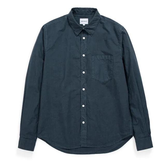 Chemise Osvald Tencel | Bleu marine