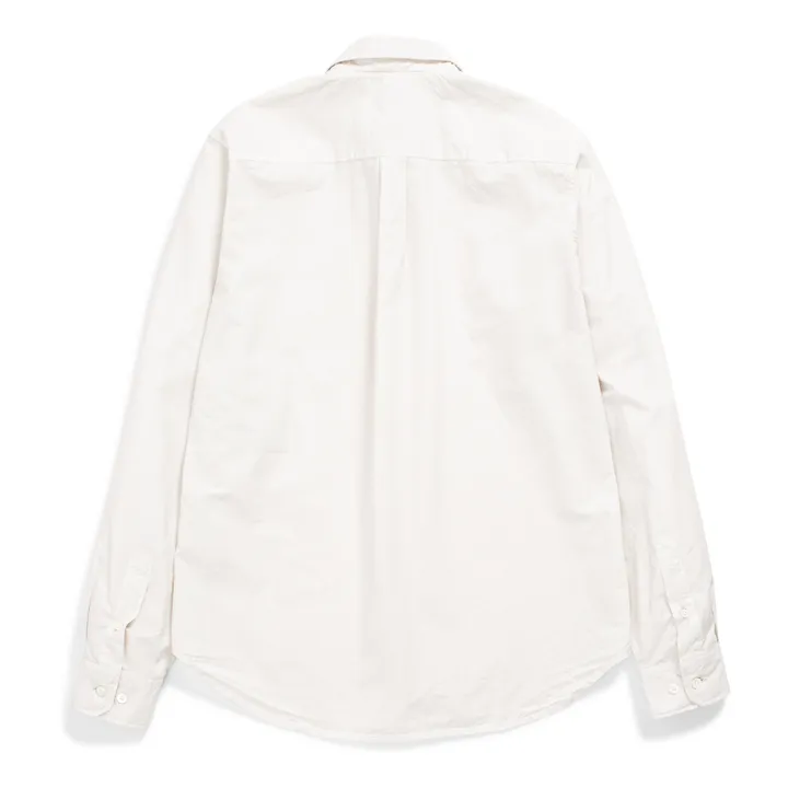 Chemise Osvald Tencel | Blanc cassé- Image produit n°1
