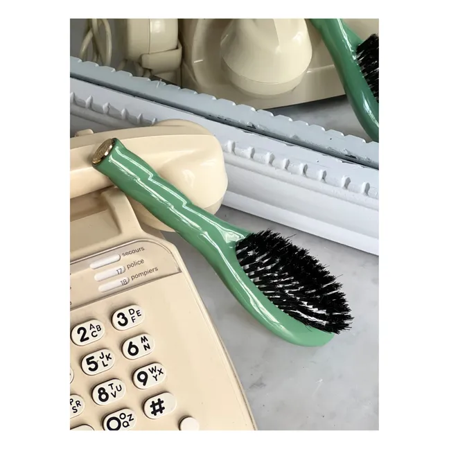 Cepillo para el pelo L'Universelle N°01 - Cuidado y brillo | Verde Almendra