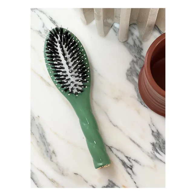 Cepillo para el pelo L'Indispensable Douceur N°03 - cuero cabelludo sensible | Verde Almendra