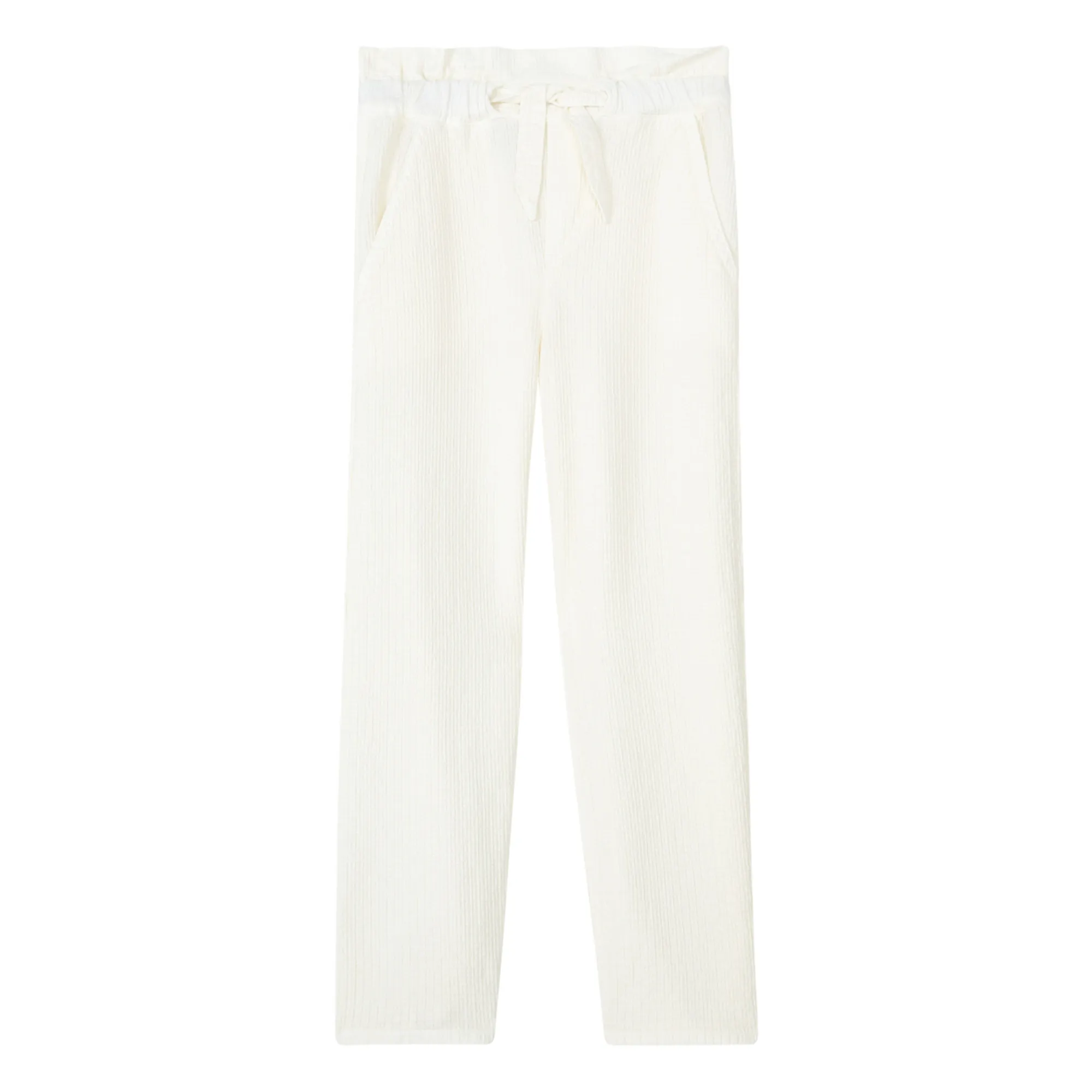 Sunchild Ecru Brocus High-Waisted Pants
