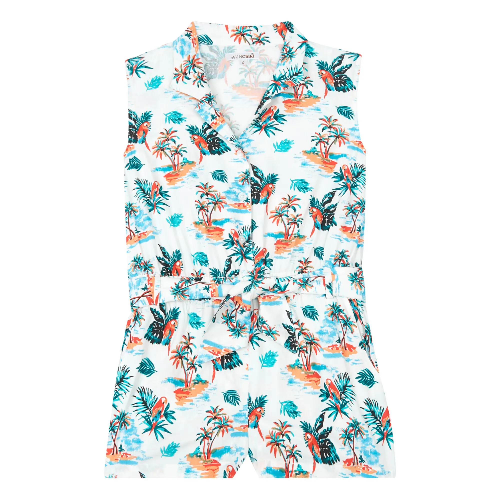 Sunchild Ecru Vacoas Playsuit