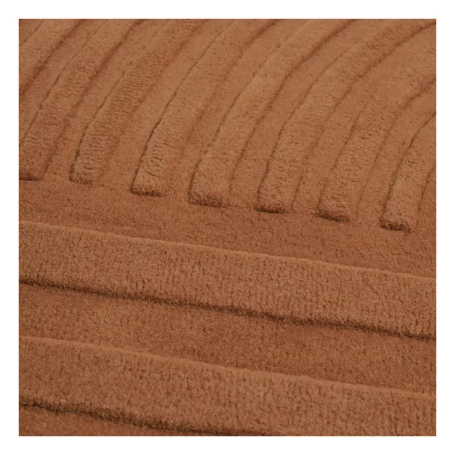 Tapis Relevo - Studio Pepe | Orange Rouille