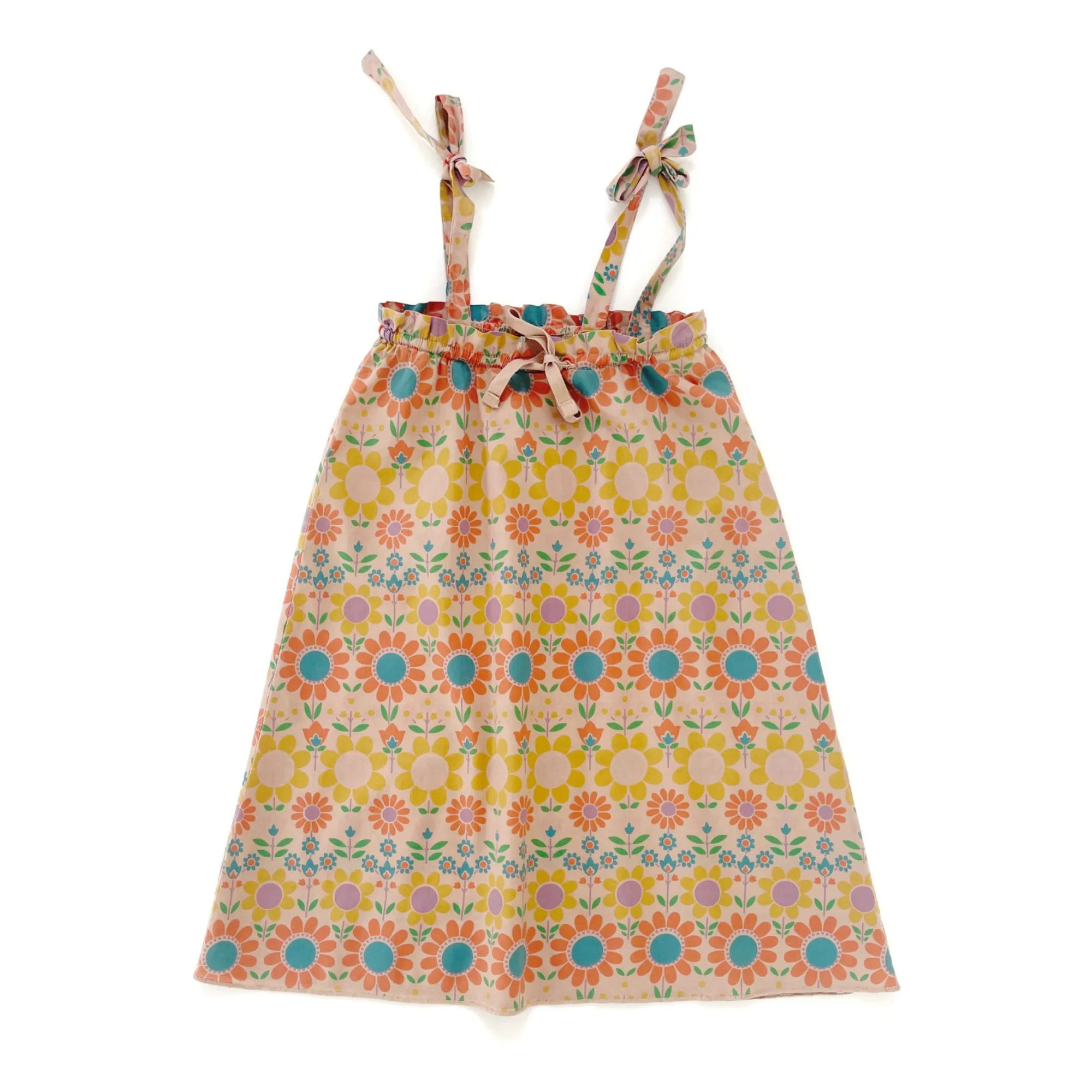 Longlivethequeen Orange Organic Cotton Dress
