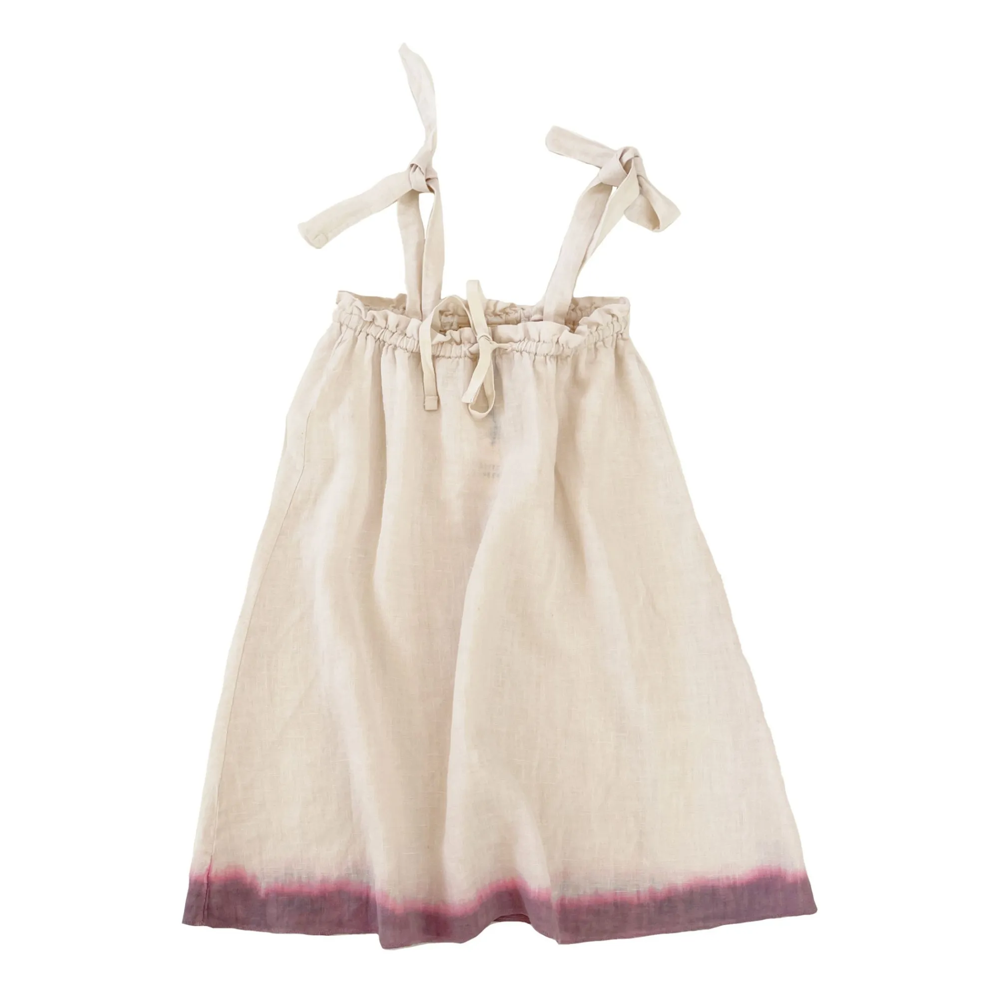Longlivethequeen Ecru Linen Dress