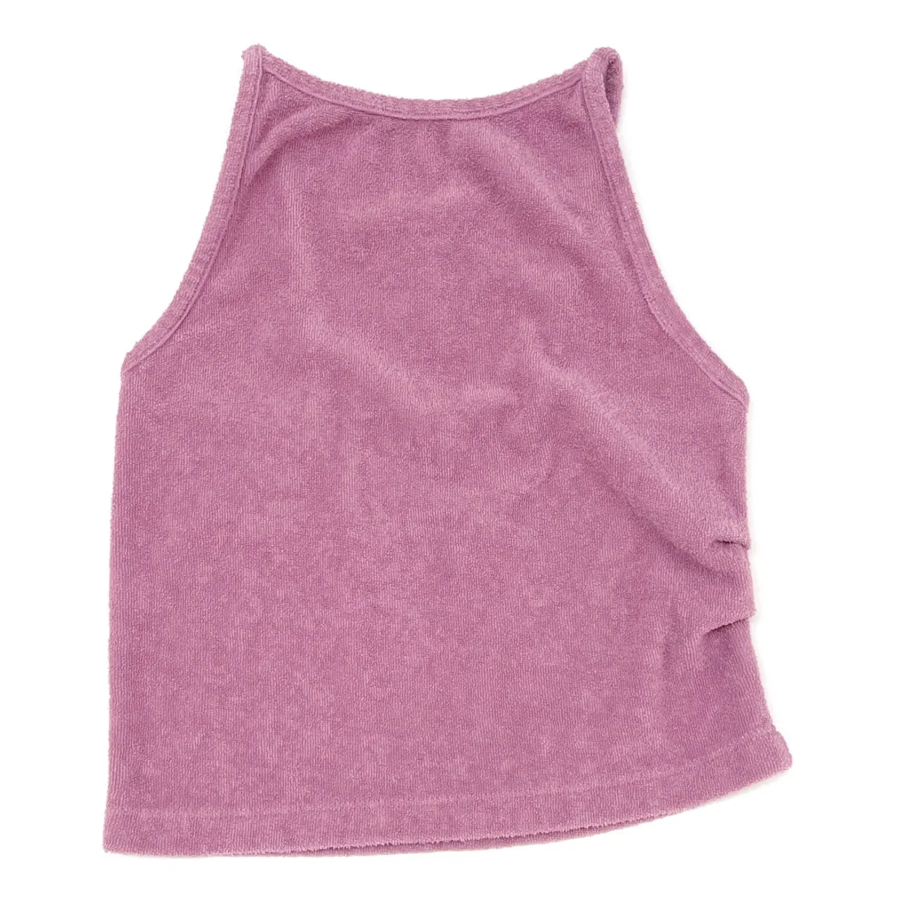 Longlivethequeen Pink Organic Cotton Terry Cloth Top