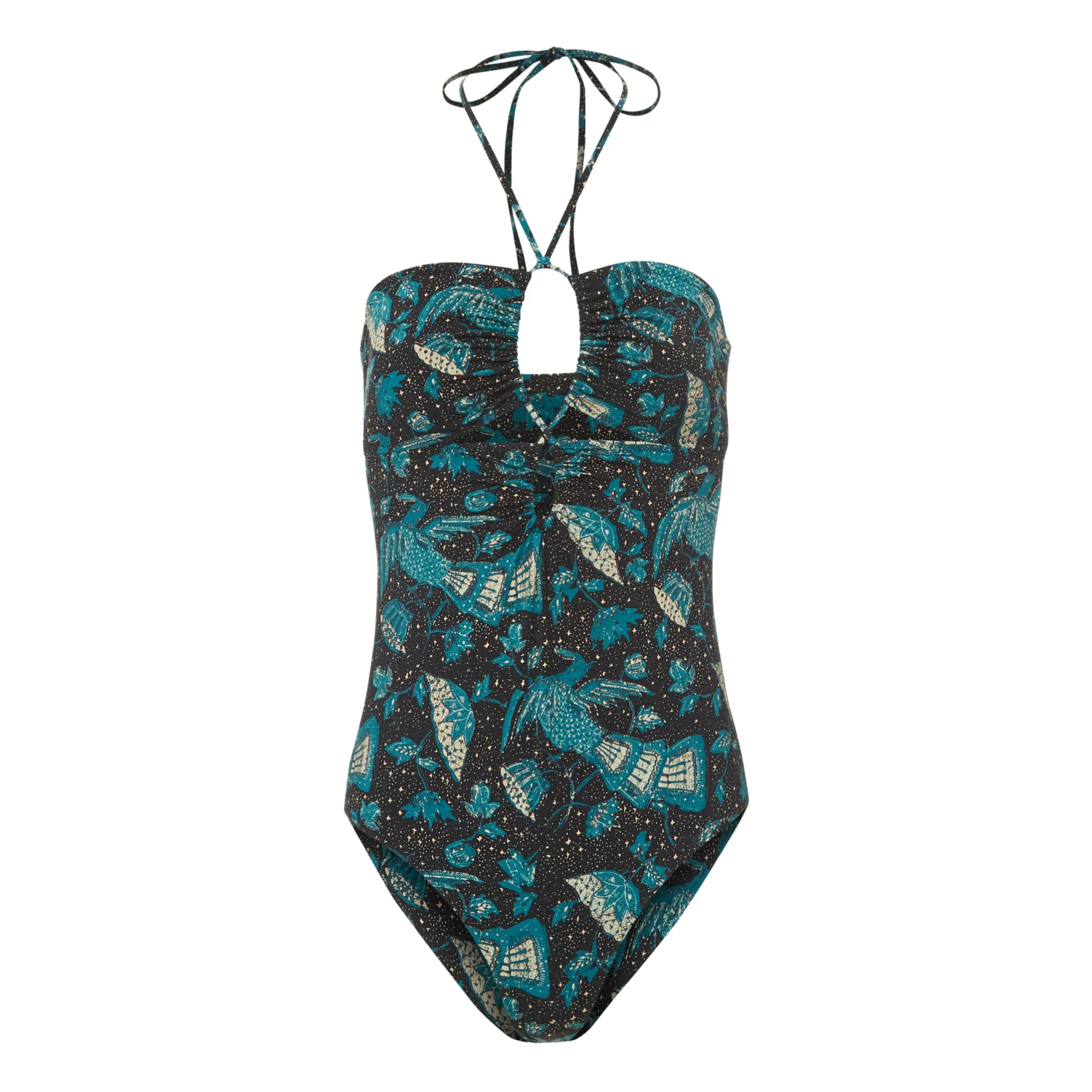 Ulla Johnson Jade Green Minorca One-Piece Swimsuit