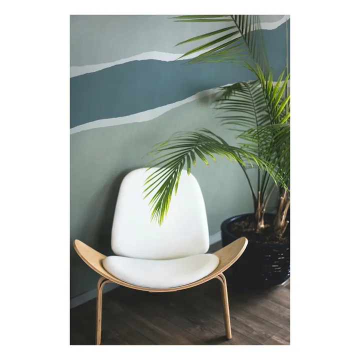 Trio Wallpaper - 2 sheets | Green- Product image n°2