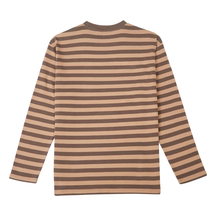 Tシャツ・カットソー Opening Project Small Logo Multi Stripe T Shirt Brown Graphic Margot T-shirt - Brown | Levi's® US
