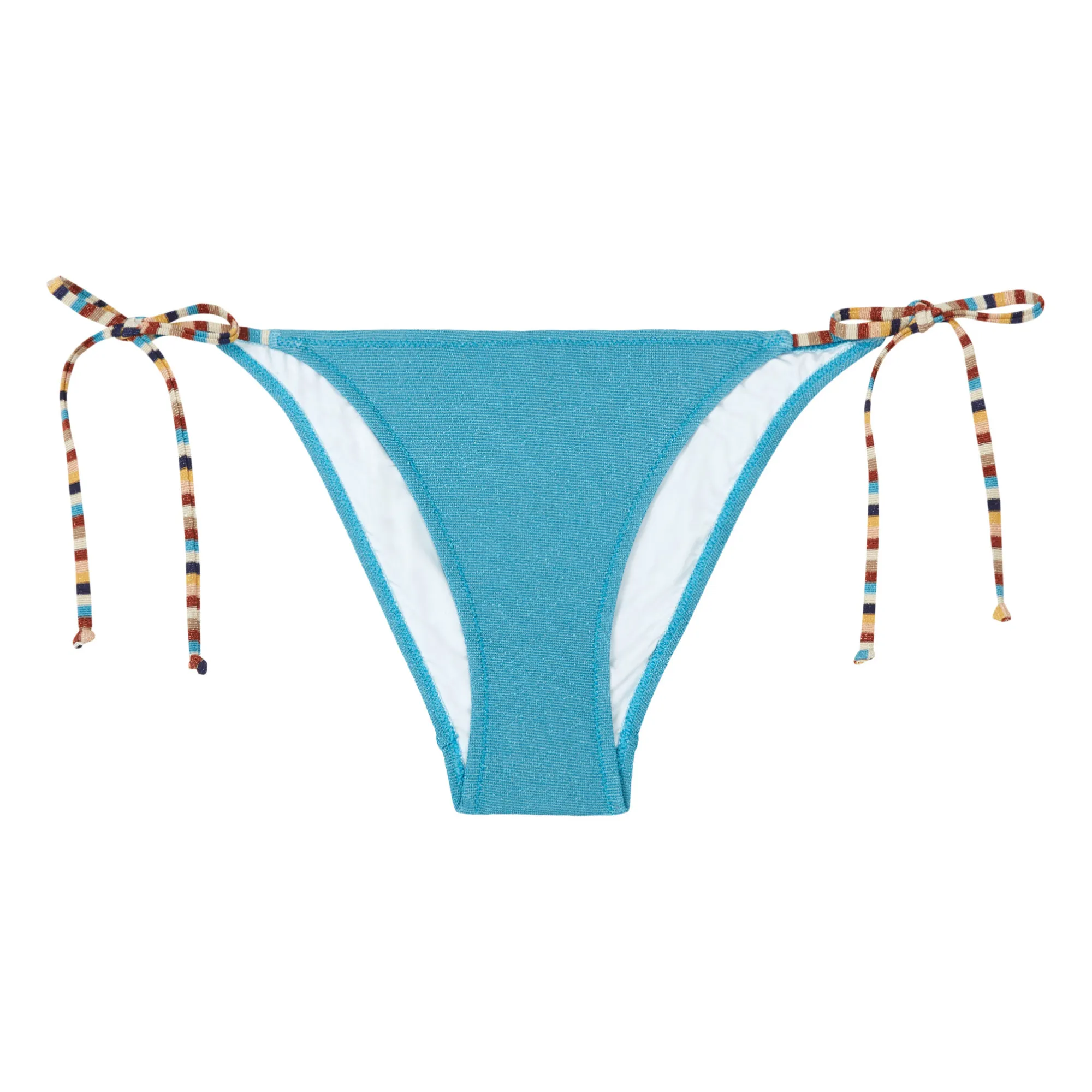 Momoni Turquoise Malène Sparkly Bikini Bottoms
