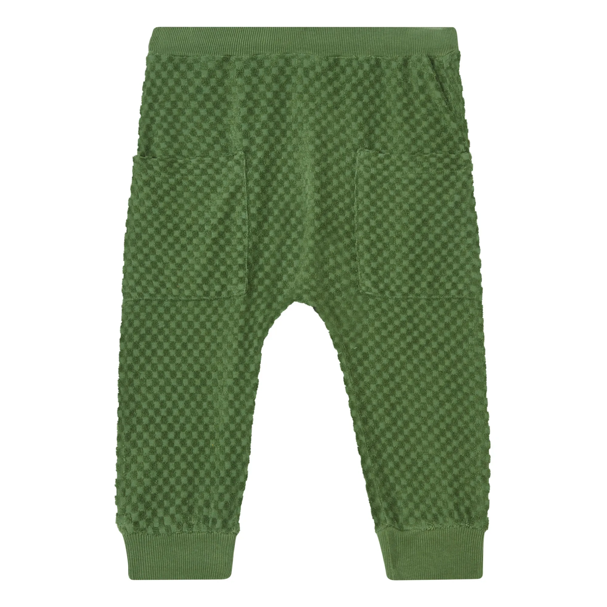 Zhoe & Tobiah Khaki Terry Cloth Harem Pants