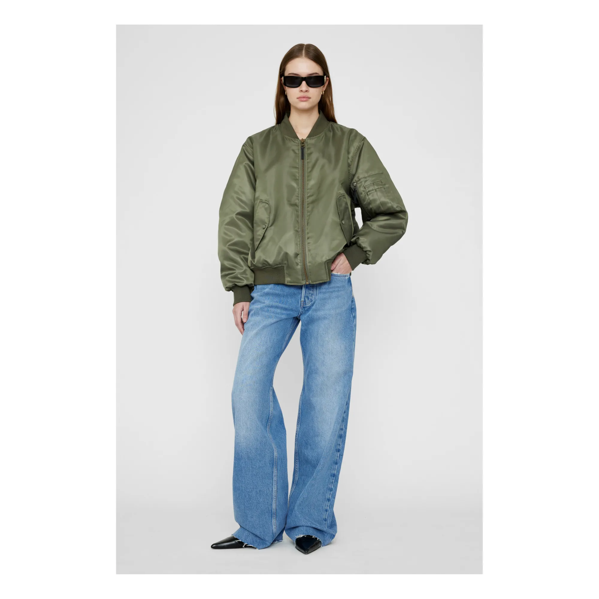 Bomber Leon | Vert kaki- Image produit n°1