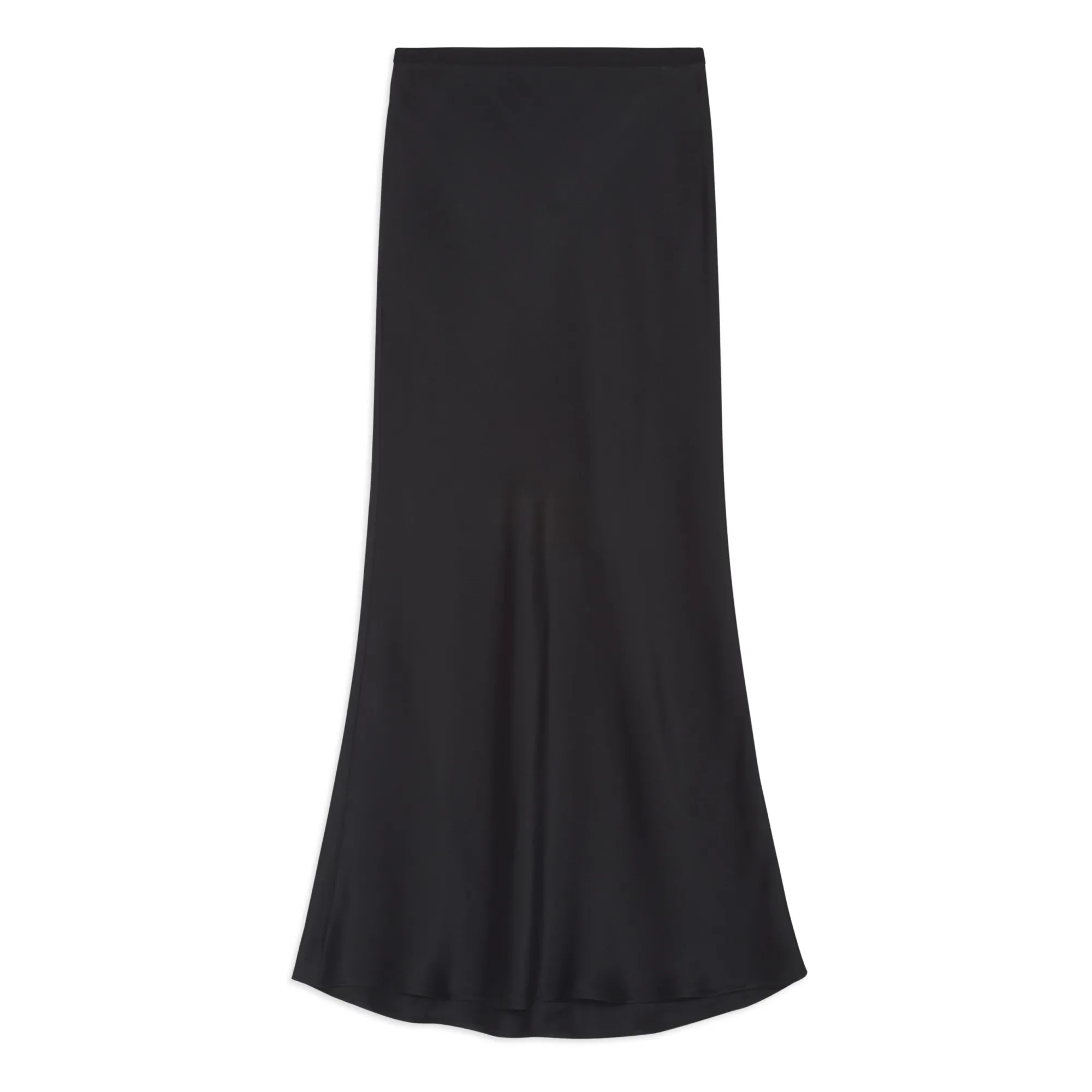 Anine Bing Black Bar Silk Skirt