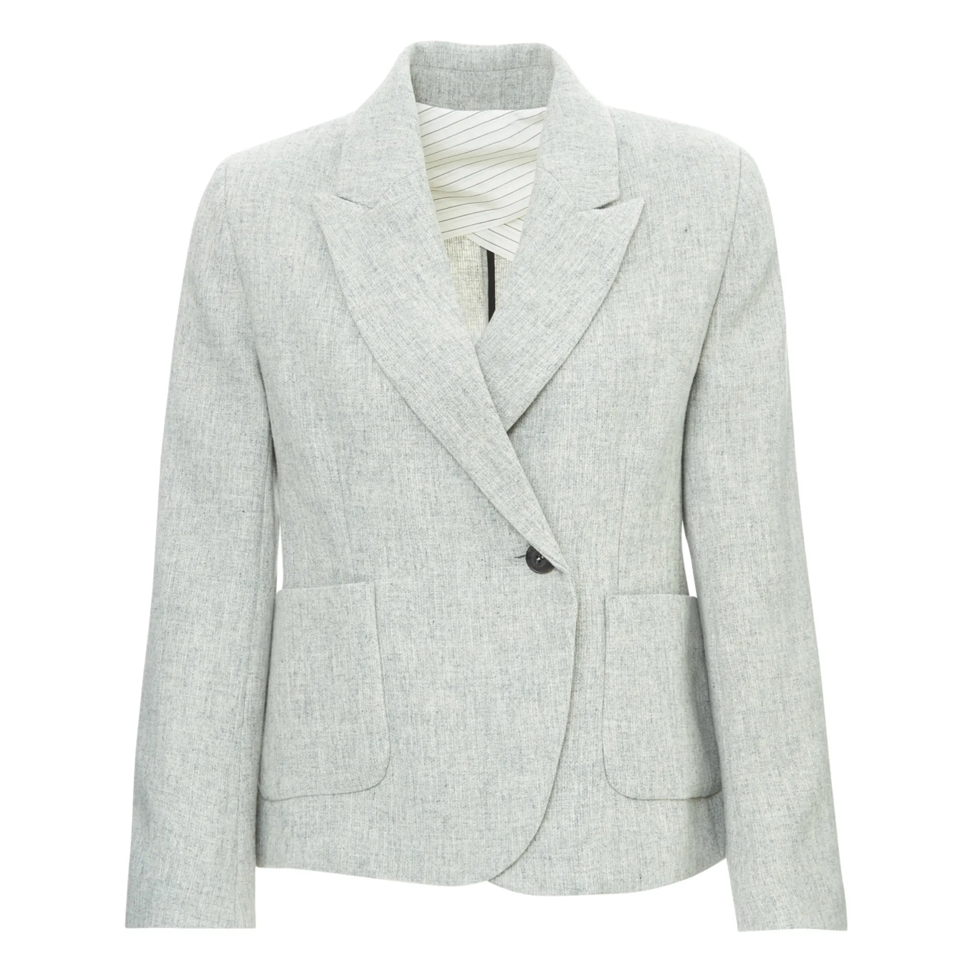 Laurence Bras Grey Charlie Wool Jacket