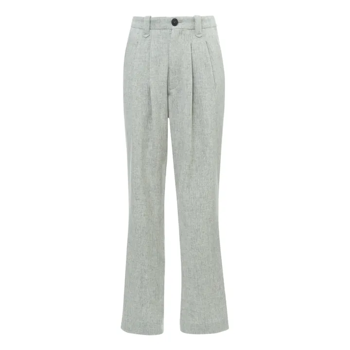 Pantalones de lana Lucien | Gris- Imagen del producto n°0