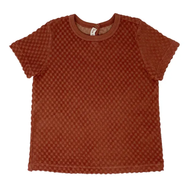 Camiseta de rizo | Terracotta