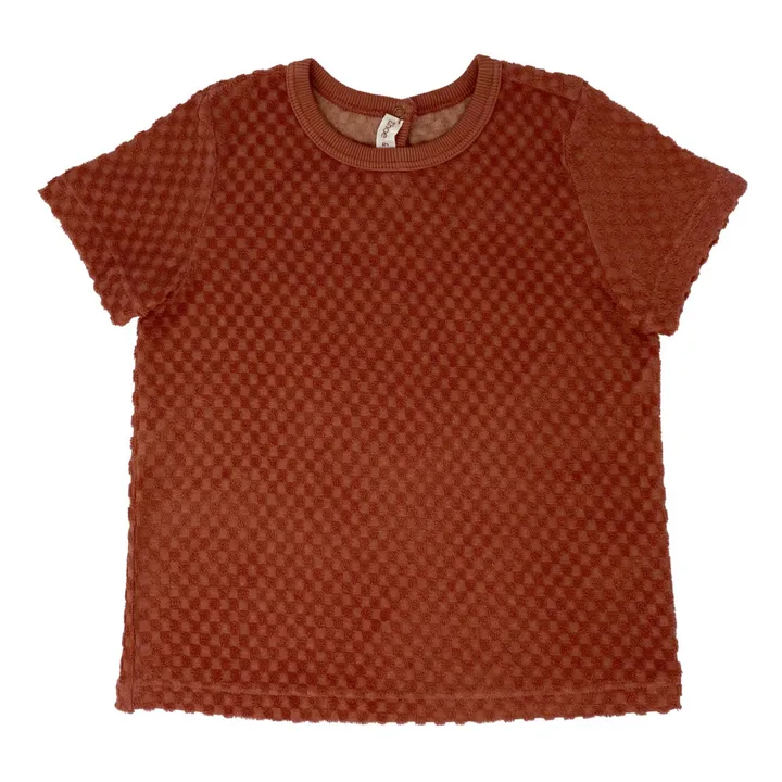 Camiseta de rizo | Terracotta- Imagen del producto n°0