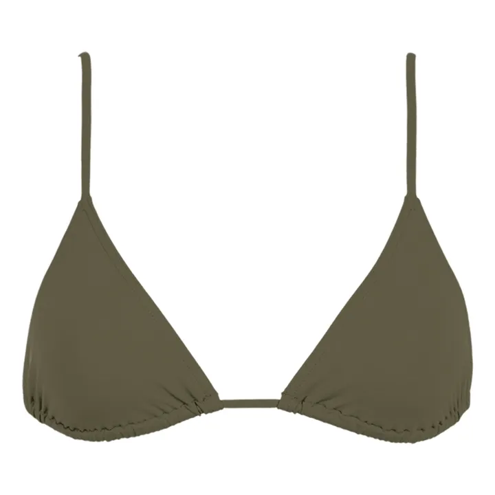 Top Bikini Mouna | Olive noire- Immagine del prodotto n°2