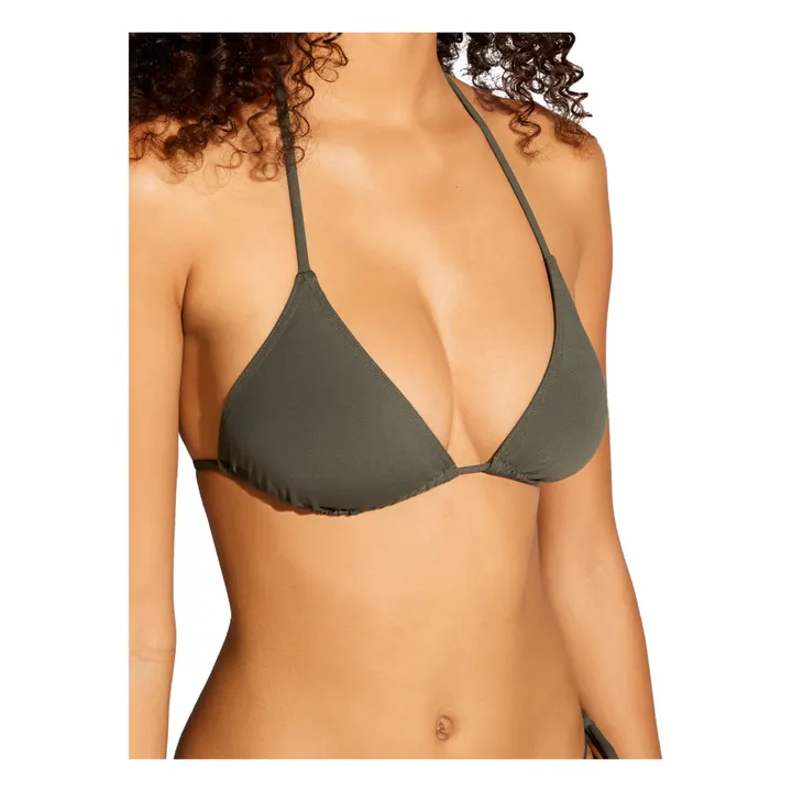 Top Bikini Mouna | Olive noire- Immagine del prodotto n°0