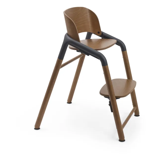 Chaise haute Bugaboo Giraffe | Bois foncé