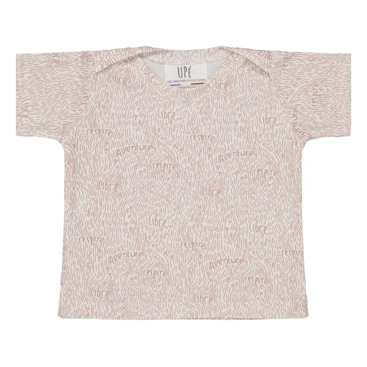 Recycled Organic Cotton T-Shirt | Dusty Pink- Product image n°0