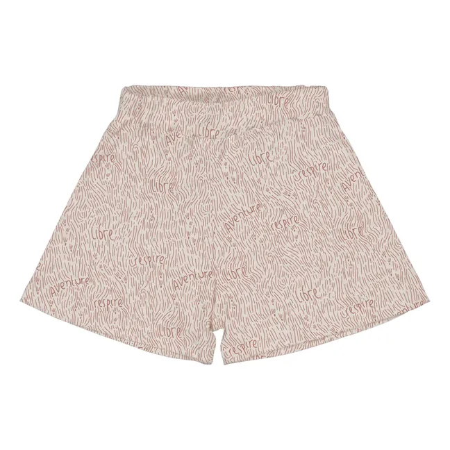 Recycled Organic Cotton Shorts | Dusty Pink