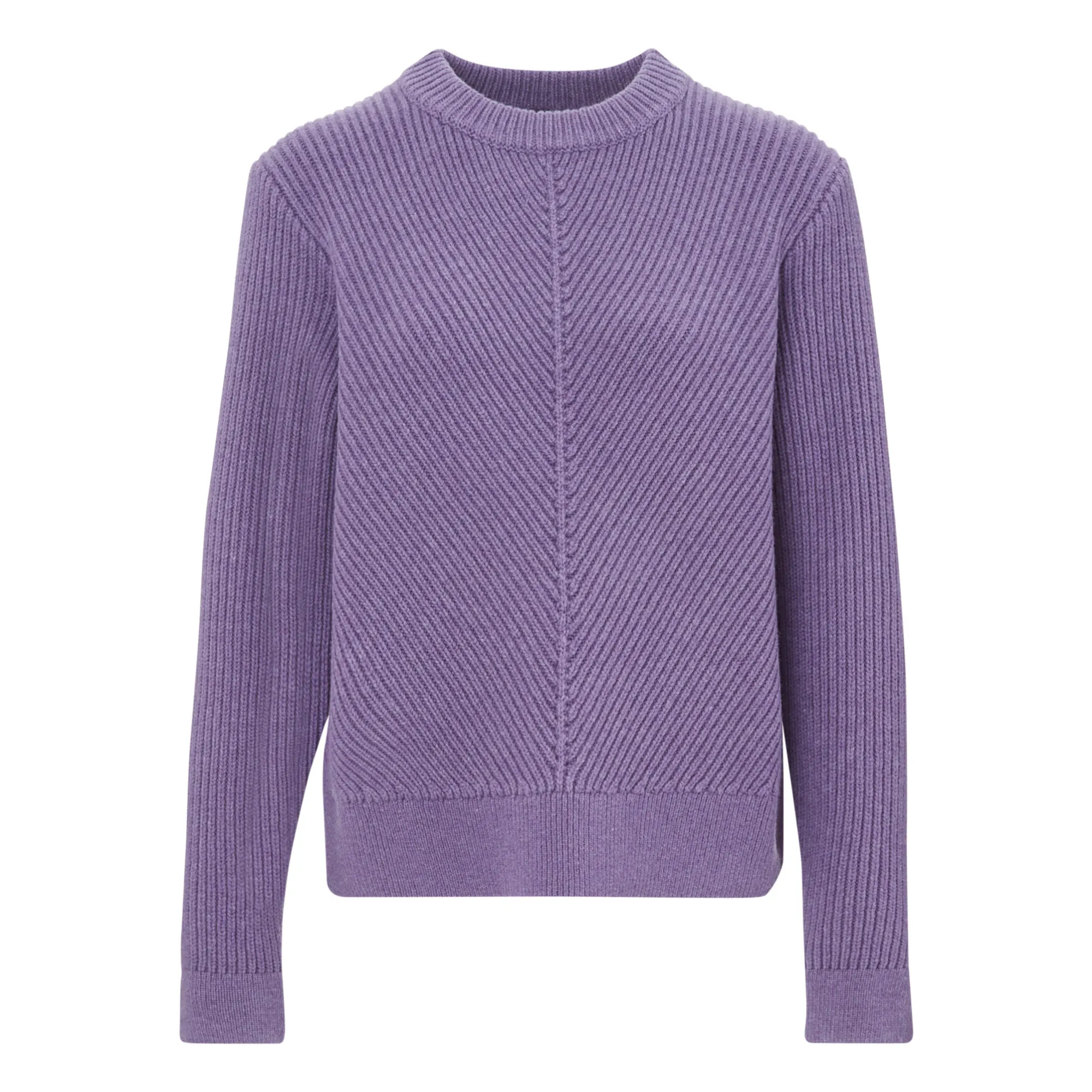 Laurence Bras Purple Spinach Wool Jumper