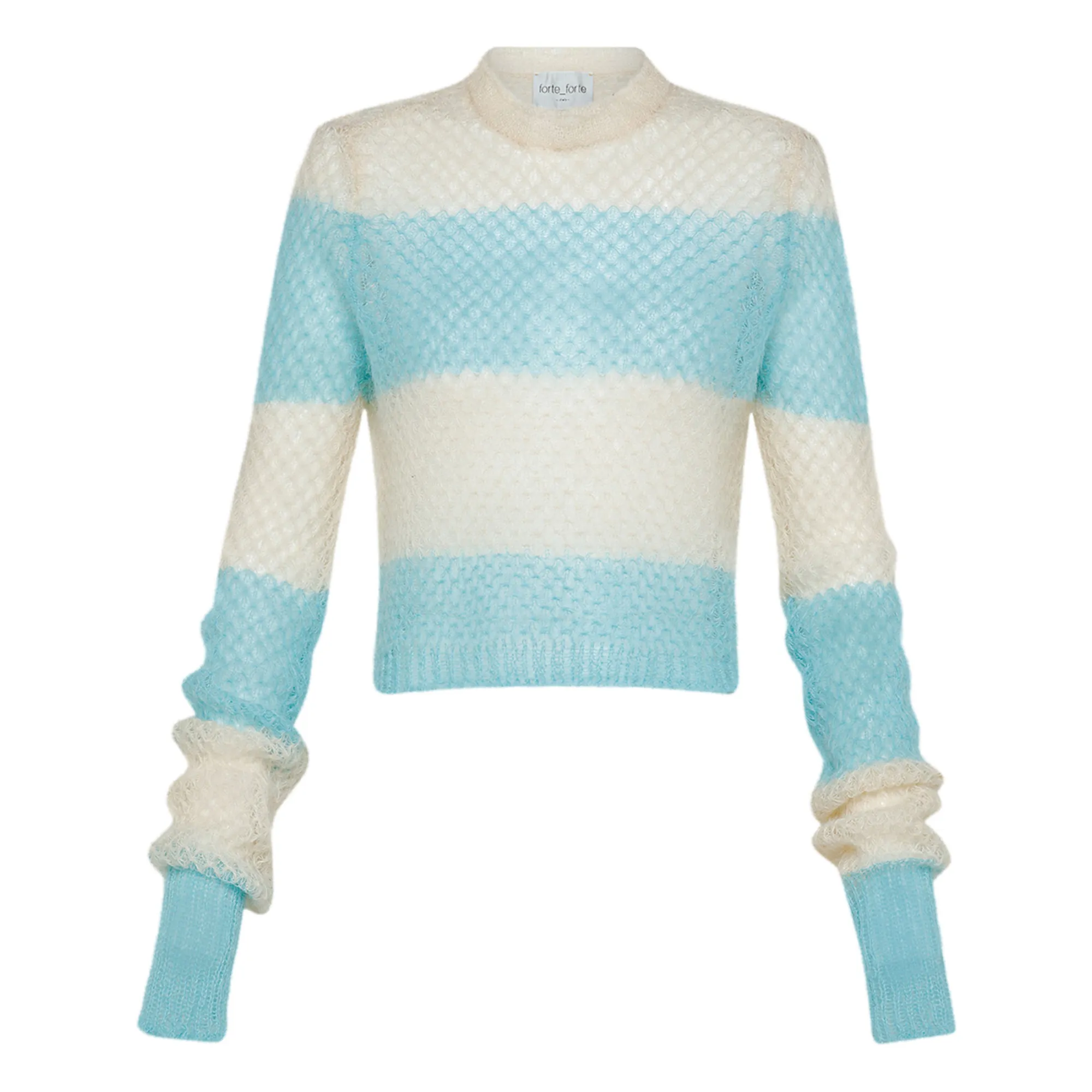 Forte Forte Blue Striped Mohair Jumper