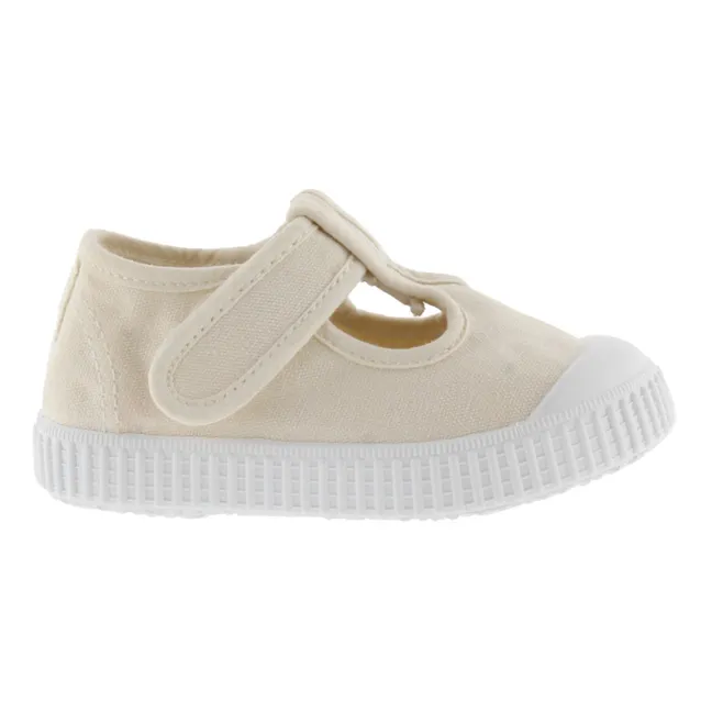 Sandalia Tira Lone Velcro Sneakers | Cream