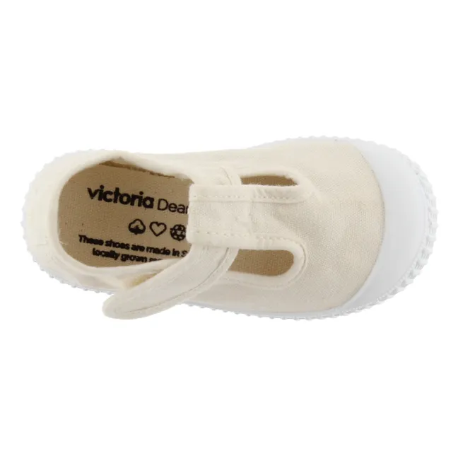 Sandalia Tira Lone Velcro Sneakers | Cream