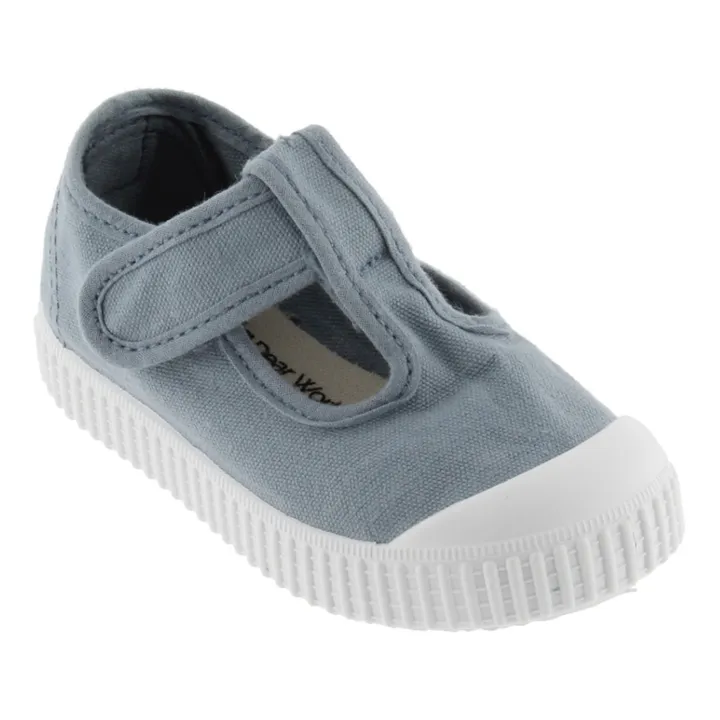 Baskets Scratchs Sandalia Tira Lone | Bleu ciel- Image produit n°1