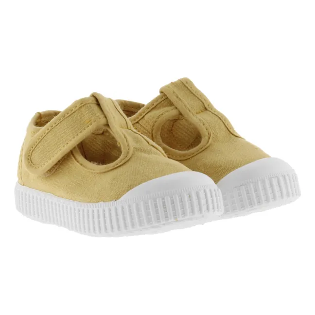 Sandalia Tira Lone Velcro Sneakers | Yellow