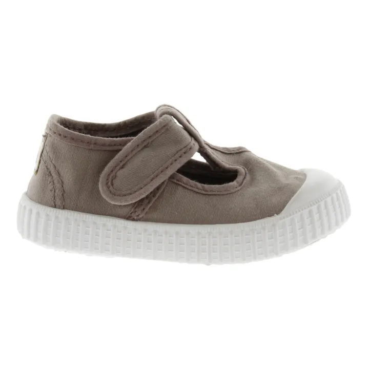 Sandalia Tira Lone Velcro Sneakers | Oatmeal- Product image n°0