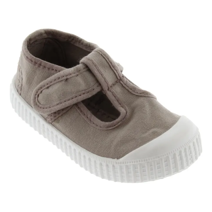 Sandalia Tira Lone Velcro Sneakers | Oatmeal- Product image n°1
