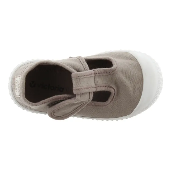 Sandalia Tira Lone Velcro Sneakers | Oatmeal- Product image n°2