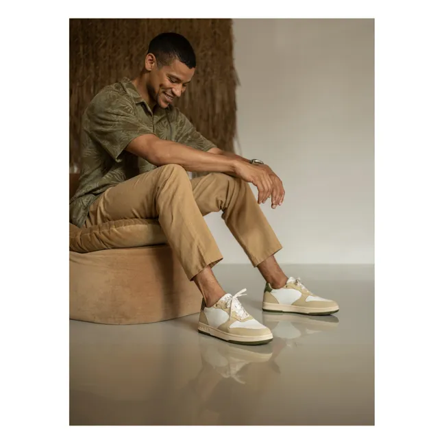 Baskets Malone Vegan | Vert kaki