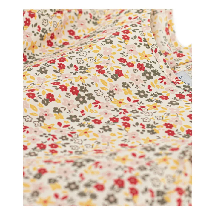 Floral Poplin Dress | Ecru- Product image n°3