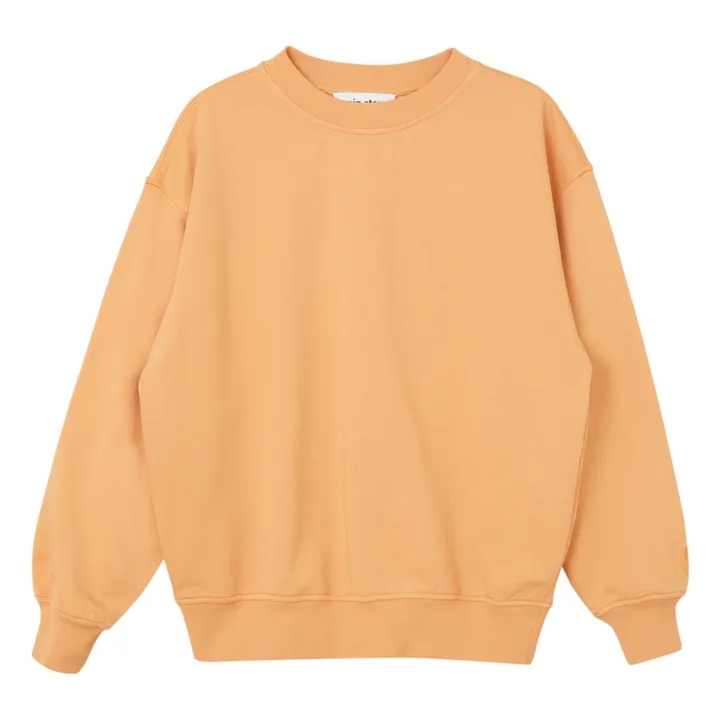 Sweat Uni Coton Bio | Orange- Image produit n°0