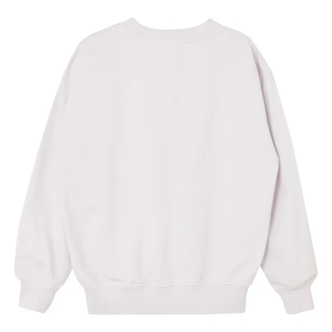Organic Cotton Logo Sweatshirt | Lilac