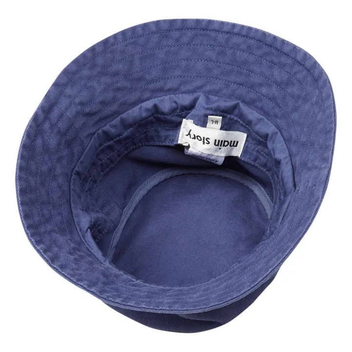 Bucket Hat Bio-Baumwolle | Blau- Produktbild Nr. 1