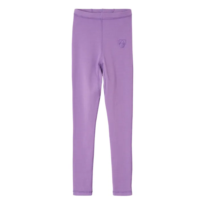 Organic Cotton Leggings | Purple- Product image n°0