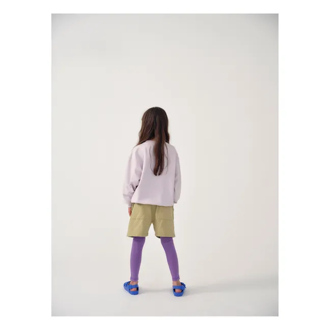 Legging Uni Coton Bio | Violet